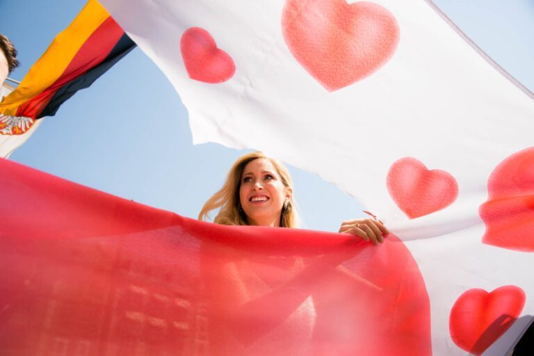 Sommerhochzeit in Frankfurt am Main.